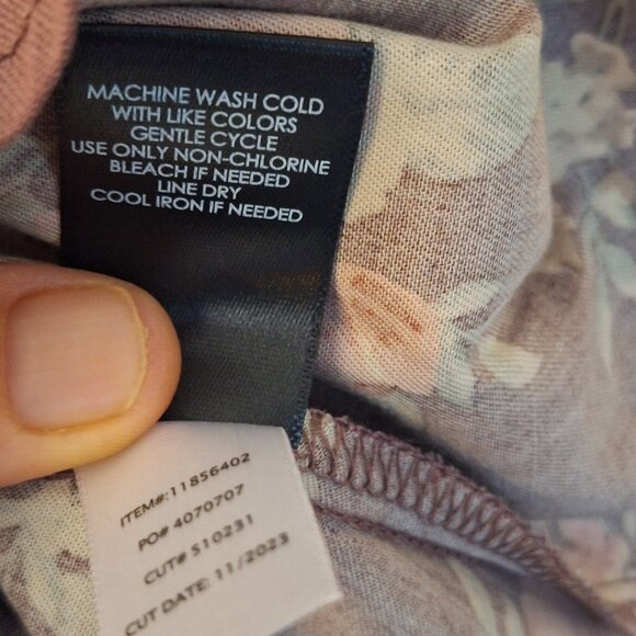 Torrid Mauve Floral Cami Torrid Size 10 Tank Top Flowy Boho Babydoll top, New - Picture 5 of 6